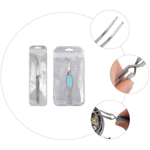 Pinzas para uñas de acero inoxidable Alipis 2 pcs miniatura 6