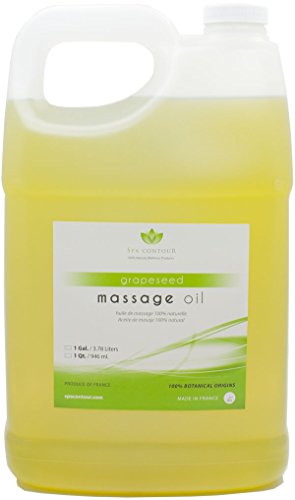 Spa Contour Grapeseed Massage Oil 1 Gallon (Unscented)