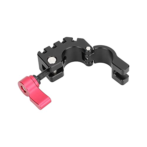 Image of CAMVATE 19mm Rod Clamp with 1 /4 & 3 /8 Anti-Twist Mount (Red Locking Lever)