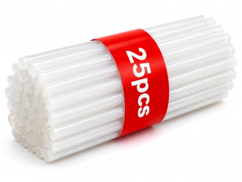 Image of Electronic Spices Mini Transparent 11mm Hot Melt Glue Sticks | Strong Adhesive for DIY Crafts, Art Projects, & Home Repairs | Universal Mini Glue Gun Sticks (Pack of 25p)