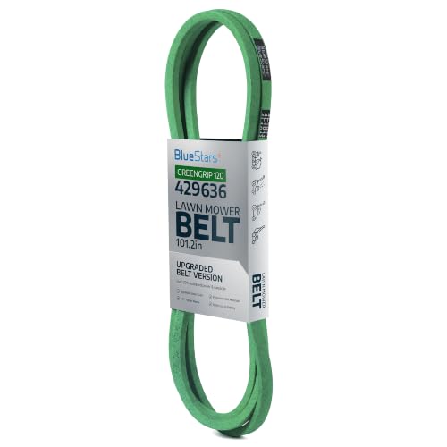 Image of [Upgraded Grip120] BlueStars 429636 197253 Mower Deck Belt | 1 /2 inch x 101 inch