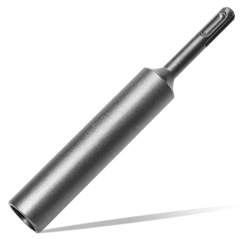 Yougfin SDS Plus Ground Rod Driver Fits 5/8 in & 3/4 in Ground Rods 6.6 in Long Compatible with All SDS Plus Rotary Hammers