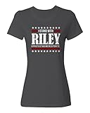 GamesDur I Stand with Riley Protect Women's Sports Ladies' Crewneck T-Shirt (Gray, X-Large)