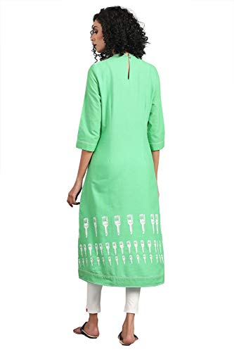 Image of W for Woman Women's Cotton Straight Kurta