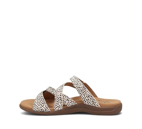 Image of Taos Double U Premium Leather Women's Sandal - Stylish Adjustable Strap Design with Arch Support, Cooling Gel Padding for All-Day Enjoyment and Walking Comfort