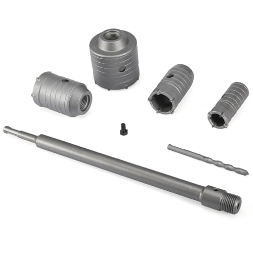 Gedlex Trocken Beton Kernbohrer, Lochsäge 68mm 50mm 40mm 30mm, M22...