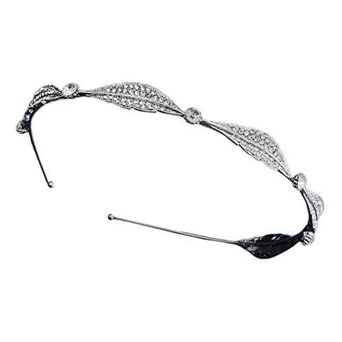 Corona nupcial Tiara de novia Tocado de boda for novia Pedazos de cabello de boda for novias Novia de diamantes de imitación Elegante Joyas for el cabello con diamantes de imitación Vestido de novia T
