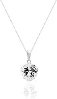 Colar Feminino com Prata Ponto de Luz Coração 45cm Corrente Veneziana com Pingente Coração de Zircônia Brilho Eterno Joia Minimalista e Romântica