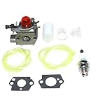 XIRDUAM Garden Parts Carburador for Weed Eater FS25 PL200 PL500 TE400 TE400CXL TE500CXL Twist n Edge ULTRATRIM WildThing XT200 XT25 XT250 XT300 XT400