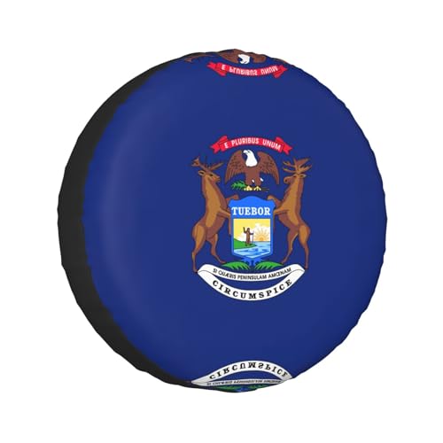 Michigan State Flag Wheel Covers for Rvs and Trucks