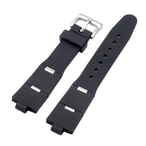 Bracelet silicone compatible montre encoche 22x8mm anti-irritation