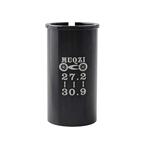 VOSAREA Adaptador para tija de sillín de 2 a 30,9 mm de grosor y manguito de reducción, para bicicleta de montaña, bicicleta de carretera, MTB y BMX