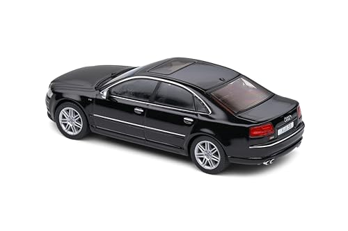 Solido Audi S8 (D3) a escala 1:43 negro 2010 miniatura 7
