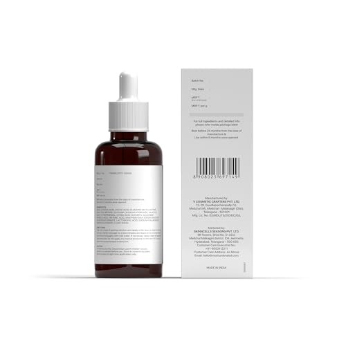 Underated Exfoliating Peeling Solution with 25% AHA, 2% BHA, 5% PHA | Gently Resurfaces & Smoothens Skin Texture | Face Serum for Glowing Skin | 20ml