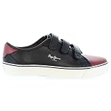 Burdeos y Negro Pepe Jeans Deportivos Burdeos Sintetico