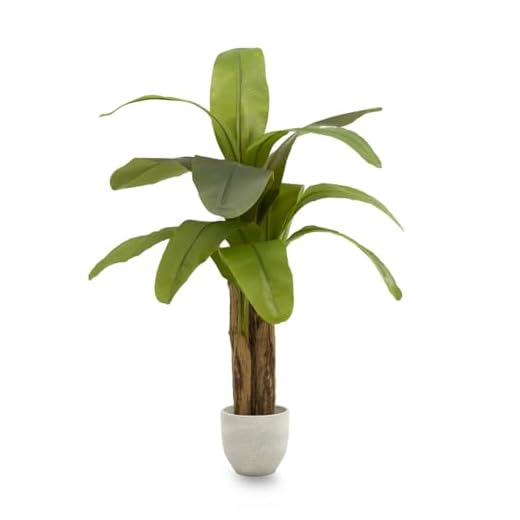 Bananera Artificial, Elaborados con los Mejores Materiales, Ideal para Decoración de hogar, Planta Artificial (120 cm)