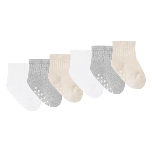 Image of HUGGIES Baby Multi-pack Lightweight Ankle Gripper Socks