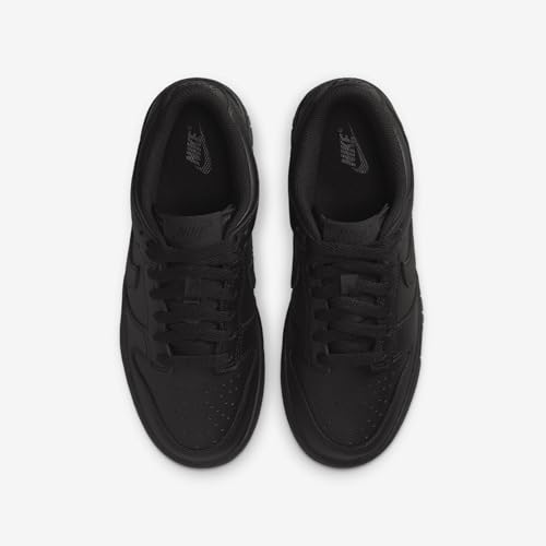 Nike Dunk Low Big Kids' Shoes (FB9109-009, Black/Black/Black)4
