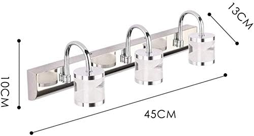 FJGHLBX Bad Spiegel Lampen Led Make-Up Lamp Badkamer Licht Hotel Slaapkamer Gang Wandlamp Spiegel Front Scheerlamp Wandverlichting/Neutral Light 45Cm photo 3