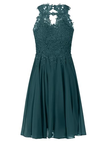 APART Cocktailkleid mit Cut-Out-Rücken, dunkelgrün, 36