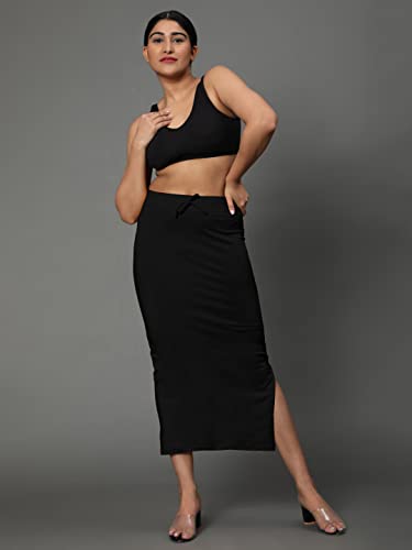Image of Jaanvi fashion Women's Cotton Mermaid Saree Shapewear,Petticoat,Skirt, Comfortwear