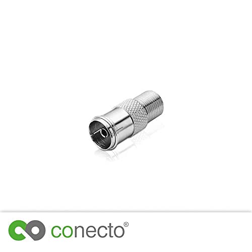 conecto SA-CC50834 F Female to IEC Female Antenna Adapter for Connecting IEC Connectors to Satellite Connectors - Image 2