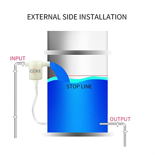 Válvula de bola flotante automática ONECM con interruptor de nivel para tanques 4