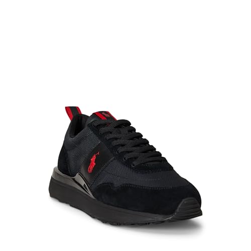 Image of POLO RALPH LAUREN Train 89 Suede & Oxford Sneakers