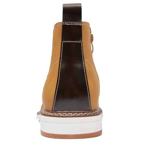 Men's Chelsea Boots Casual Chukka Ankle Boots Side Zipper Clouser Elastic Dress Boots Work Shoes for Men.4