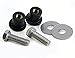 Be Cool 72062 Rubber 5/8" Bushing W/Brass Threaded Insert for Foot Mount Radiators (2 Required), 1 Pack
