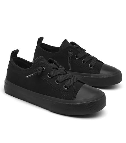 Image of Toddler Little Kid Cushioned Canvas Shoes Slip On Sneakers Soft and Durable