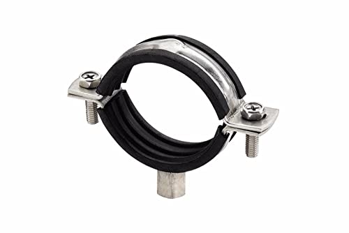 Abrazadera isofónica M8 M10 collier de serrage renforcé 60 mm inox A4 - 2