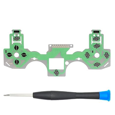 PSX Store Flex Ribbon Conductive Film Keypad Replacement Compatible with PlayStation PS4 Controller Dualshock 4 JDS-001 / JDS-011 Incl (+) Screwdriver-picture-16