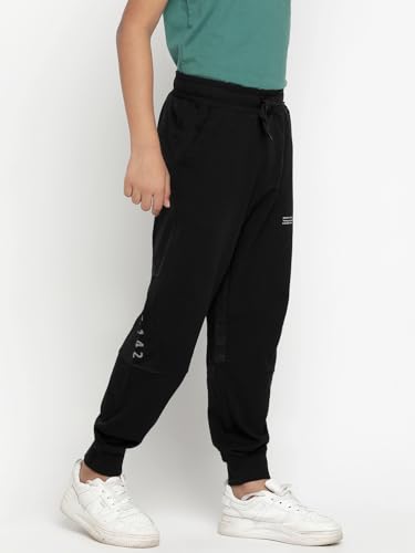 Image of Li'l Tomatoes Boys Looper Track Pant | Soft & Breathable Summer Casual Wear | Elastic Waist with Drawstring | 9-16 Years