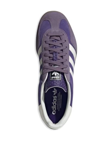 Image of adidas Gazelle Indoor Men's Sneaker's, Collegiate Purple /Cloud White /Shadow Violet, Size 4.5