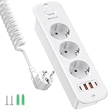 Tischplatte mit versenkbarer Steckdose, ausgestattet mit 2 USB-Ports und 2 USB-C-Anschlüssen,...