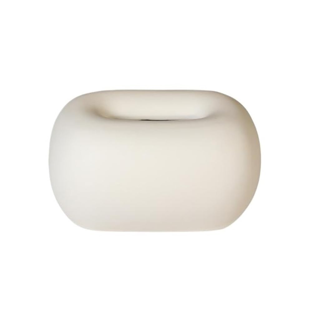 Tissue Case Tissue Box Ceramic Decorative for Living Room Coffee Table Desktop Tissue Dispenser(White)