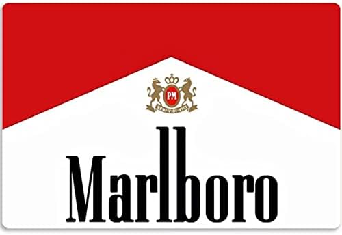 xiaohei Vintage Tin Sign Marlboro Cigarette Retro Metal Poster Cafe Bar Garage Shop Home Mural Wall Plaque12x18 Inches 12x18 inch