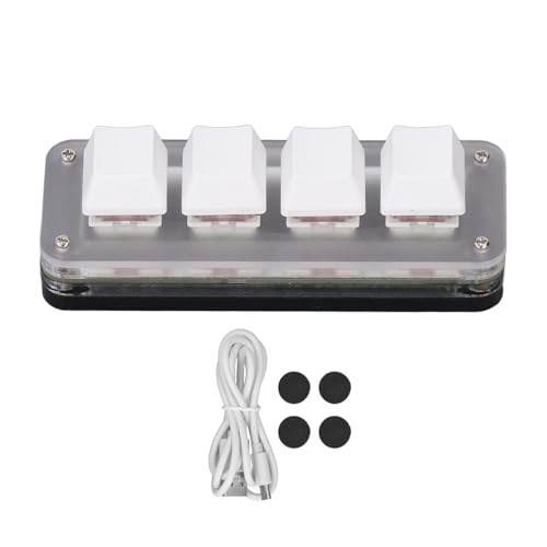 Teclado Mecánico 4 Teclas Prevessel USB-C RGB miniatura 2