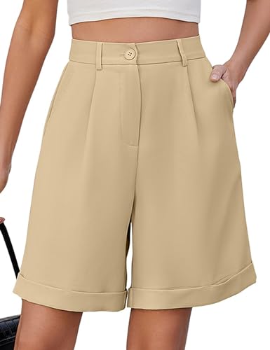 BBX Lephsnt Ladies Bermuda Shorts Elastic High Waisted Suit