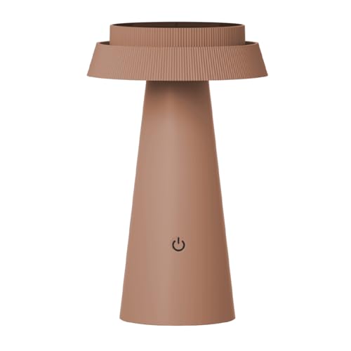Luxus Drahtlos Tischlampe Solar Mambo - Mokka - Tischlampe für den Außenbereich - Wasserdicht - Solarbetrieb und USB-C - Dimmbar - Wiederaufladbar