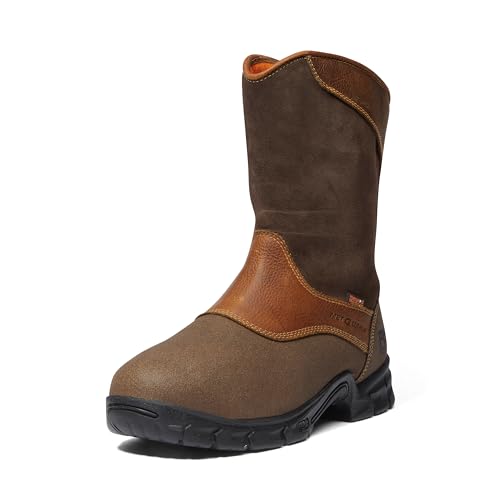 Timberland PRO Excave Internal Met Guard - Botas de trabajo industriales impermeables con puntera de seguridad de acero, para hombre, Marrón-2024 Nuevo, 14 Wide