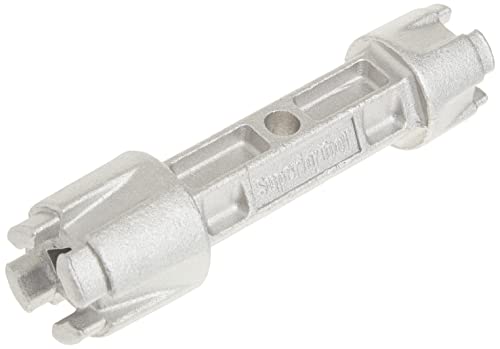 Superior Tool 06020 Tub Drain Wrench (Dumbell Wrench)-Dual Ended Drain Wrench that fits 3/8 or 1/2 Inch Ratchet Wrench - Image 2