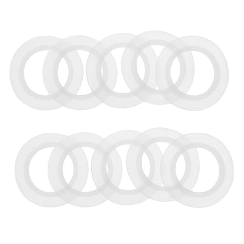 DIKACA 10個シリコーン製 お風呂排水溝パッキン 耐久性 高密封性 防水シール バスルーム用 洗面台 浴槽兼用 配管用ガスケット 簡単取り付け
