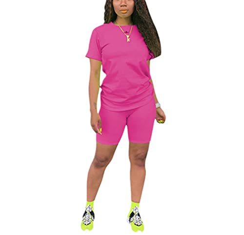 Combinaison de sport pour femme ronde cherchant un vêtement d'été ample rose