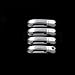 A-PADS 4 Chrome Door Handle Covers For Ford EXPLORER 2002-2010 / Explorer SPORT TRAC 2007-10 / Mercury MOUNTAINEER 2002-2010 / Lincoln AVIATOR 2003-2005 - WITHOUT Passenger Keyhole