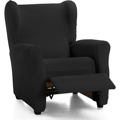 ECOMMERC3 | Funda para Sillón Relax Elástica y Extrasuave Color Negro - Funda para Sillón Relax Ajustable 100% Made in Spain