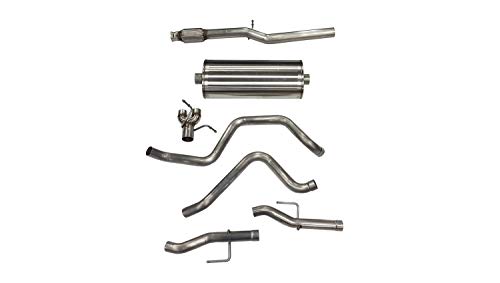 CORSA EXHST 2019+ Chevrolet Silverado, 6.2L V8, 3.0" Dual Rear Exit Cat back Exhaust System