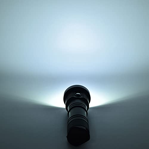 Linterna de 12 LED IP68 10000LM para pesca con luz roja y azul Irfora 5