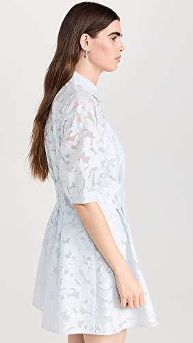 Club Monaco Women's Sculptural Sleeve Dress, Light Blue, 6 #TOP3